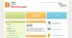 Desktop Screenshot of nrwgegendiskriminierung.de
